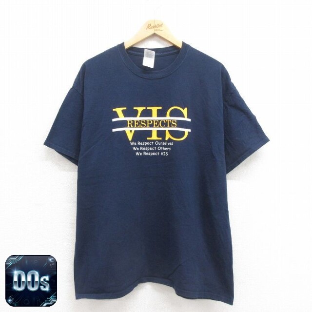 00s 半袖Tシャツ ネイビー XL | 古着