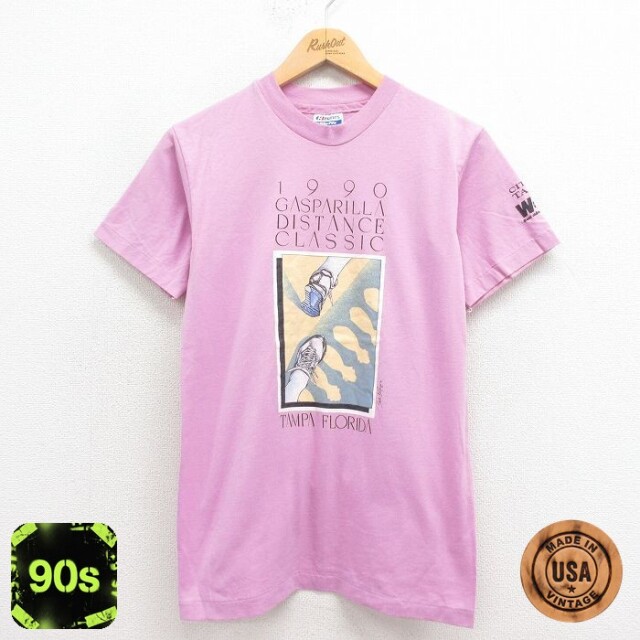 ヘインズ 90s 半袖Tシャツ パープル S | 古着