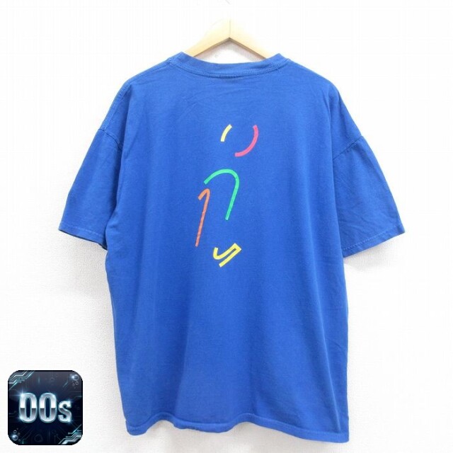 00s 半袖Tシャツ ヘルスケア ブルー XL | 古着