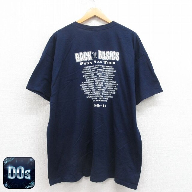 フルーツオブザルーム 00s 半袖Tシャツ PENN ネイビー XL | 古着