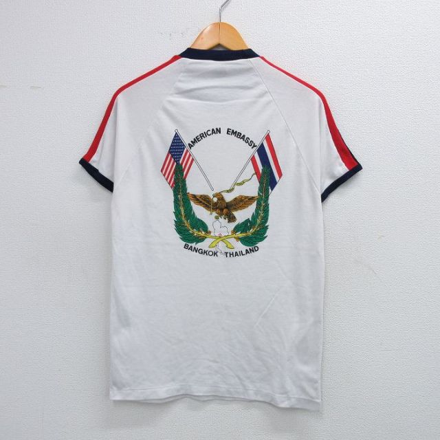 90s 半袖Tシャツ ミリタリー ホワイト M | 古着