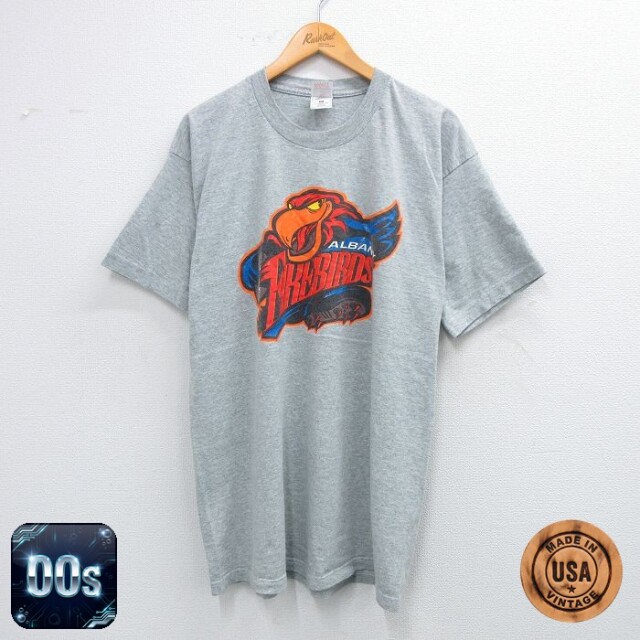 フルーツオブザルーム 00s 半袖Tシャツ オールバニファイヤーバード グレー XL | 古着