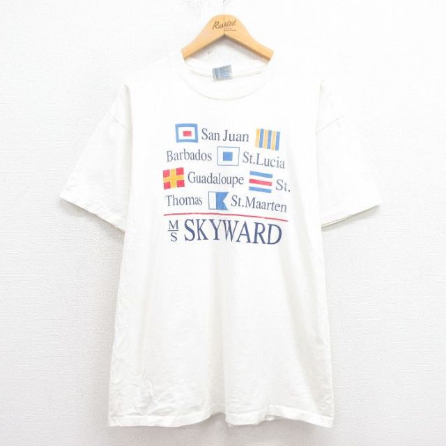 90s 半袖Tシャツ SKYWARD ホワイト XL | 古着