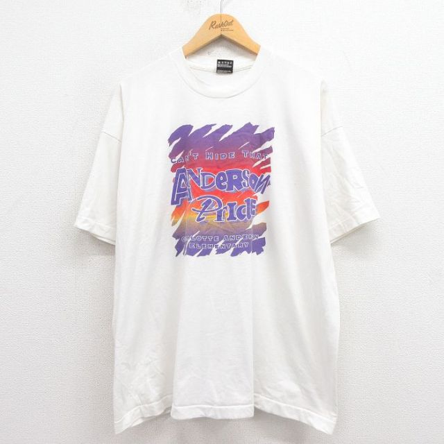 フルーツオブザルーム 90s 半袖Tシャツ ANDERSON ホワイト XL | 古着
