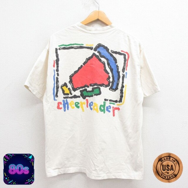 チアリーダー 80s 半袖Tシャツ ホワイト L | 古着
