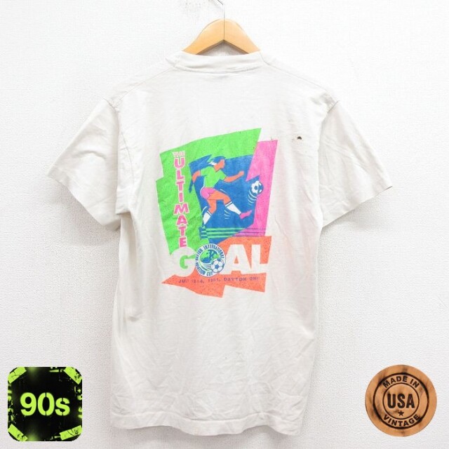 スクリーンスターズ 90s 半袖Tシャツ サッカー ホワイト L | 古着