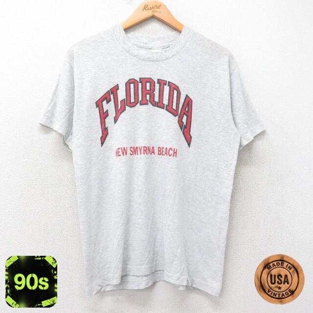 90s 半袖Tシャツ フロリダ グレー M | 古着