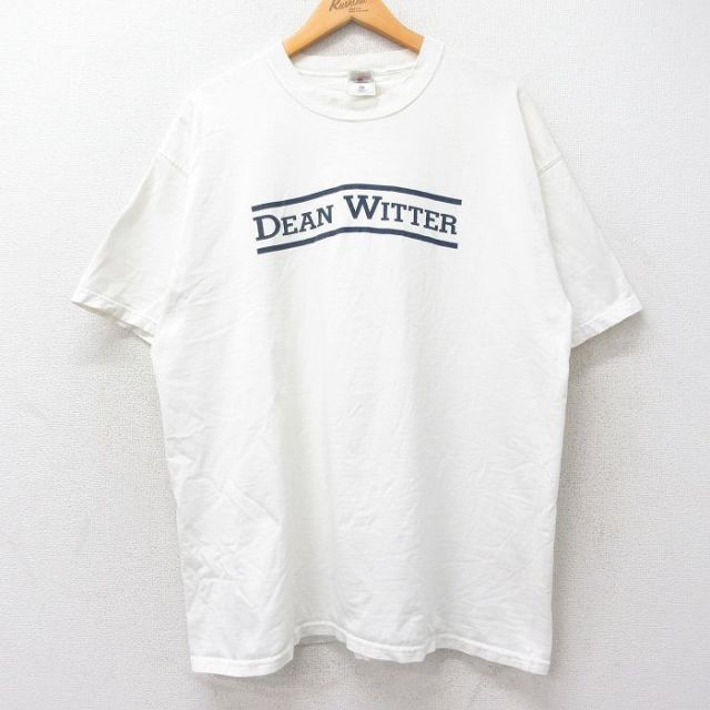 フルーツオブザルーム 90s 半袖Tシャツ DEAN WITTER ホワイト XL | 古着