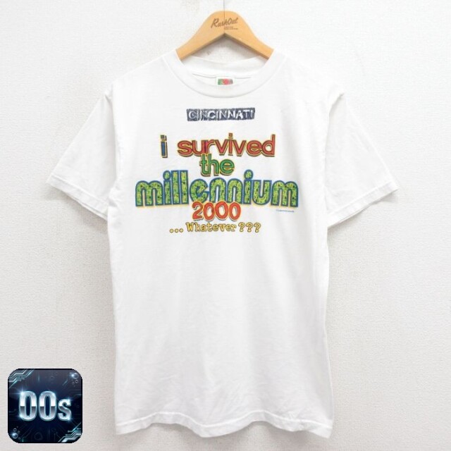 フルーツオブザルーム 00s 半袖Tシャツ シンシナティ ホワイト M | 古着