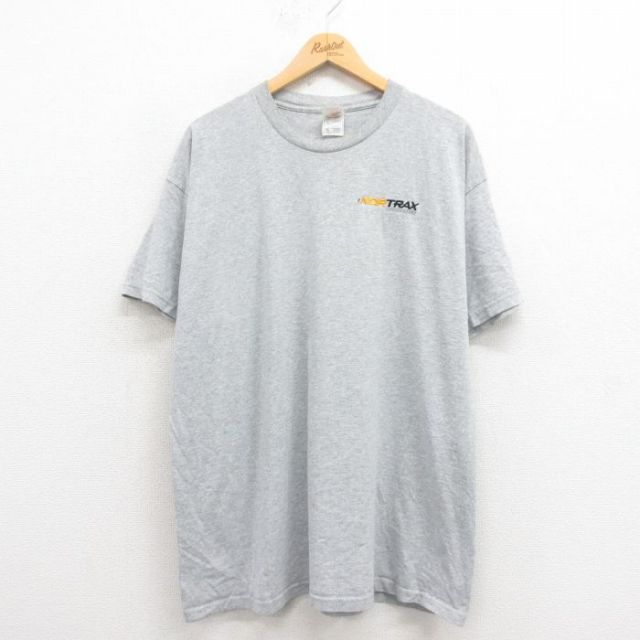 フルーツオブザルーム 00s 半袖Tシャツ NORTRAX グレー XL | 古着
