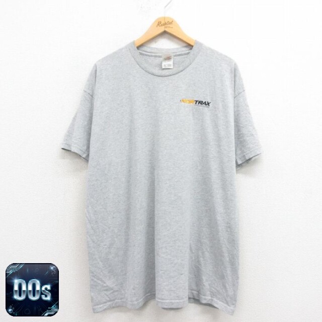 フルーツオブザルーム 00s 半袖Tシャツ NORTRAX グレー XL | 古着