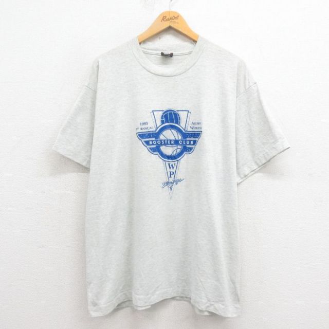 【50%OFF】XL★古着 スクリーンスターズ 半袖 ビンテージ Tシャツ メンズ 90年代 90s BOOSTER クルーネック USA製 グレー 霜降り 25aug26 中古