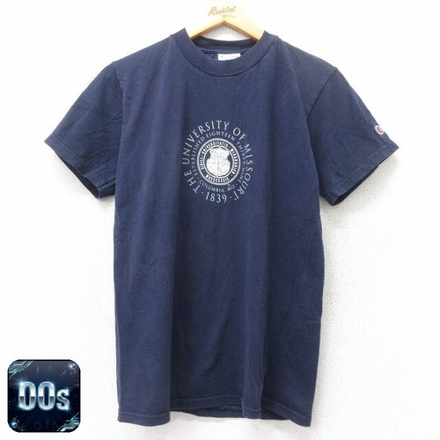 チャンピオン 00s 半袖Tシャツ ミズーリカレッジ ネイビー S | 古着