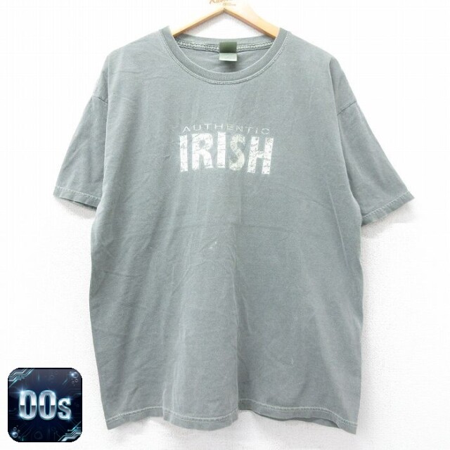 00s 半袖Tシャツ IRISH グリーン XL | 古着