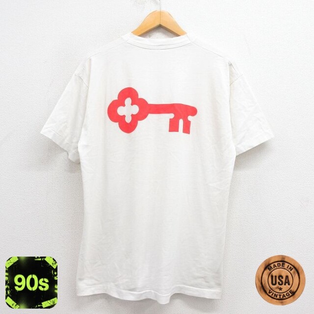 フルーツオブザルーム 90s 半袖Tシャツ カギ ホワイト L | 古着