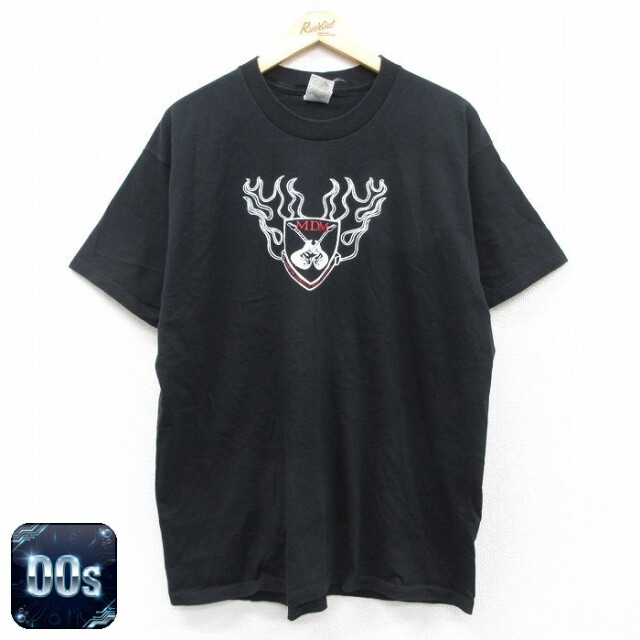 フルーツオブザルーム 00s 半袖Tシャツ MDM SALVATION ブラック XL | 古着