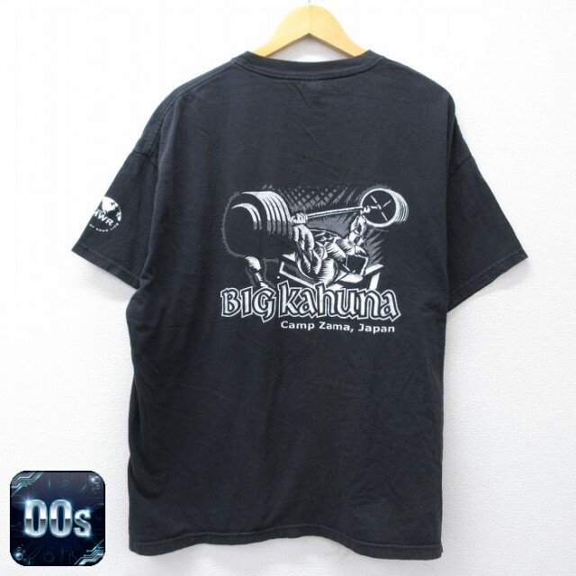ヘインズ 00s 半袖Tシャツ BIG Ka huna MWR ブラック XL | 古着