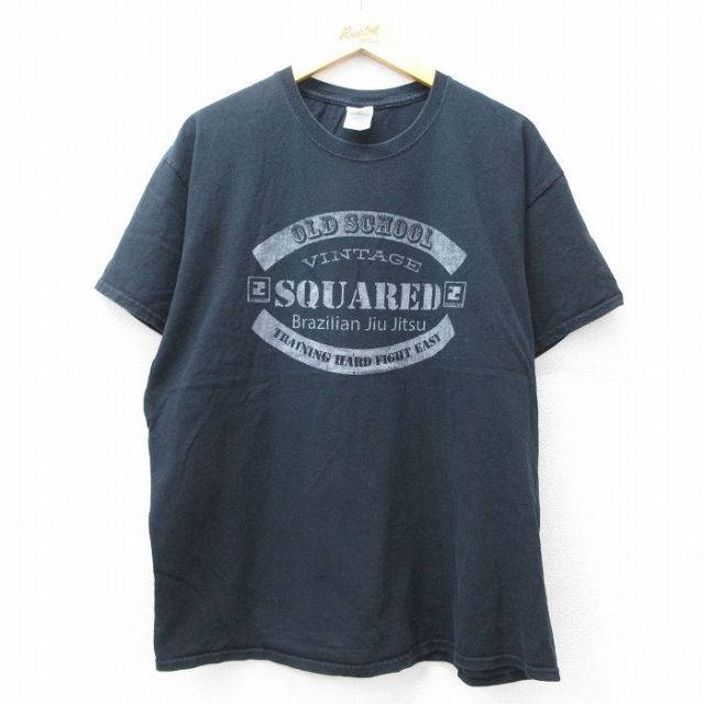 00s 半袖Tシャツ SQUARED ブラック XL | 古着