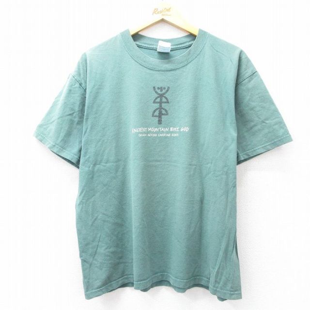 00s 半袖Tシャツ MOUNTAIN BIKE グリーン XL | 古着