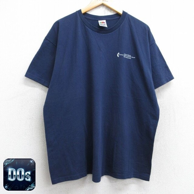 フルーツオブザルーム 00s 半袖Tシャツ カルバリー合同メソジスト教会 ブラック XL | 古着