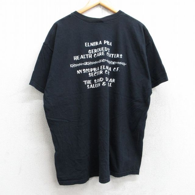 フルーツオブザルーム 00s 半袖Tシャツ メッセージ ブラック XL | 古着