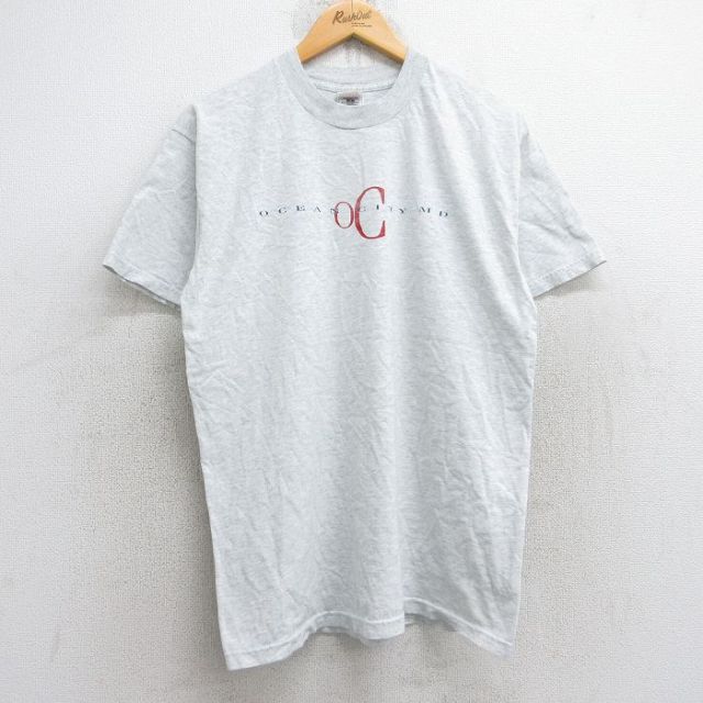 フルーツオブザルーム 00s 半袖Tシャツ オーシャンシティ グレー L | 古着