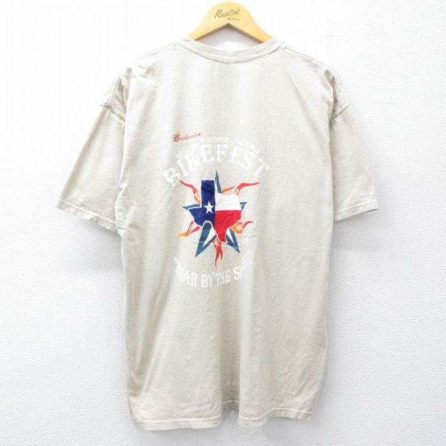 00s 半袖Tシャツ バドワイザー ベージュ XL | 古着