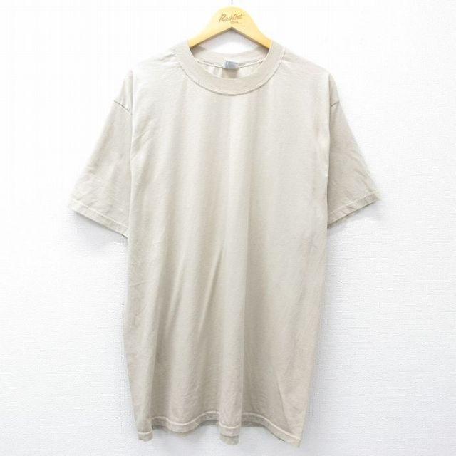 80s 半袖Tシャツ ベージュ XL | 古着