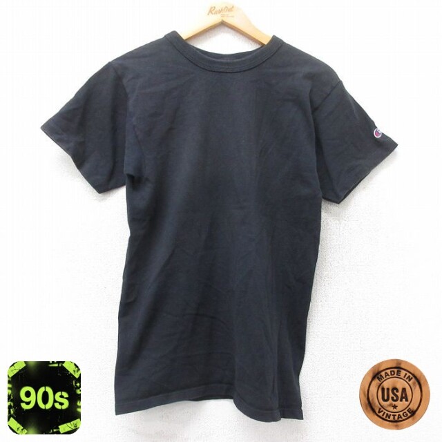 【50%OFF】チャンピオン 90s 半袖Tシャツ ブラック S | 古着