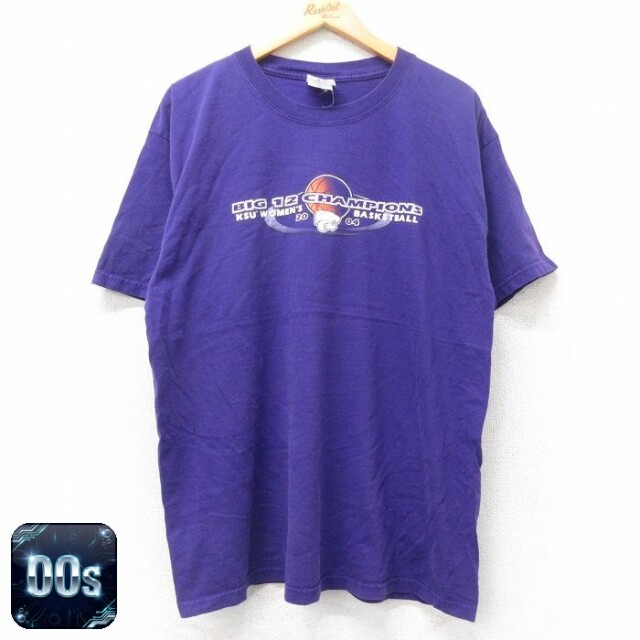 00s 半袖Tシャツ バスケットボール パープル XL | 古着