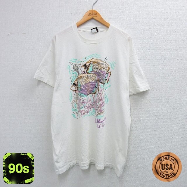 90s 半袖Tシャツ ホワイト XL | 古着