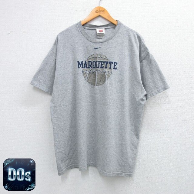 ナイキ 00s 半袖Tシャツ マーケット グレー XL | 古着