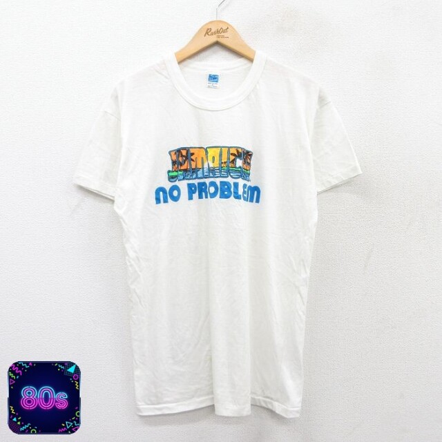80s 半袖Tシャツ ジャマイカ ホワイト L | 古着