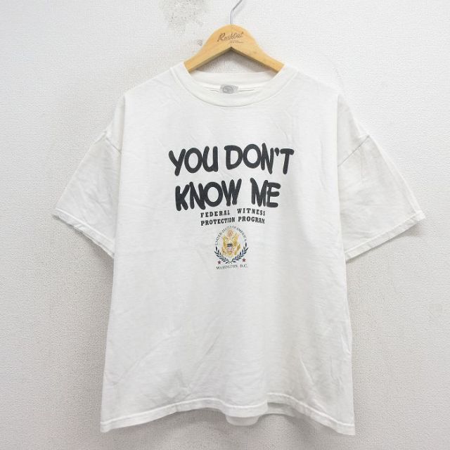 00s 半袖Tシャツ ワシントンDC ホワイト メンズXL相当 | 古着