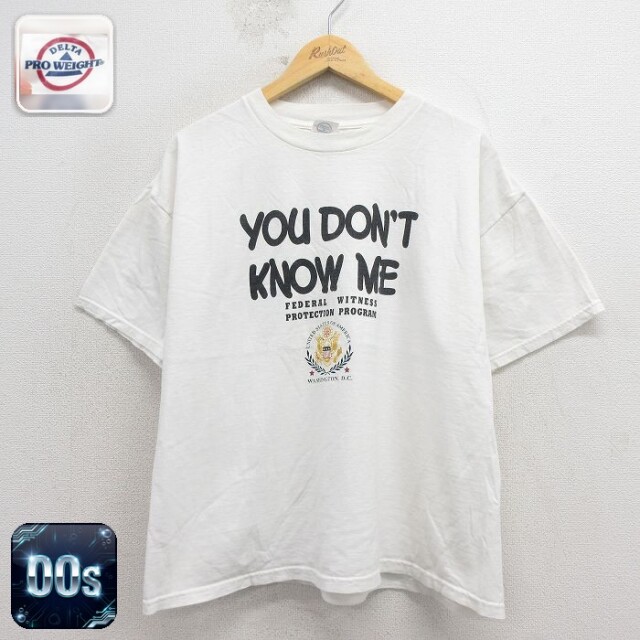 00s 半袖Tシャツ ワシントンDC ホワイト メンズXL相当 | 古着