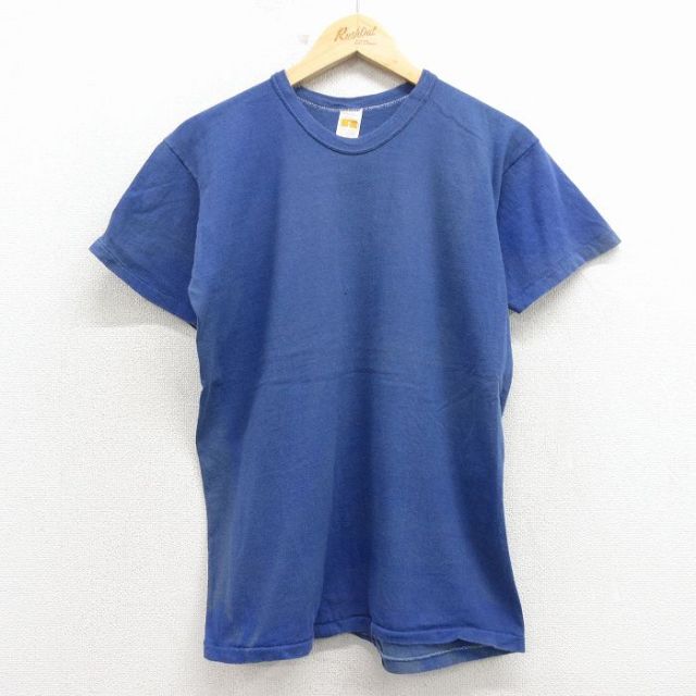 ラッセル 70s 半袖Tシャツ ネイビー メンズM相当 | 古着