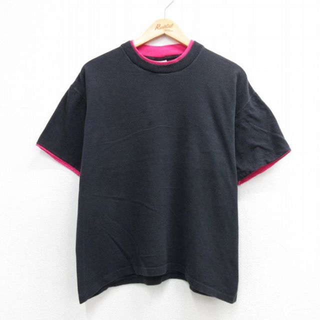90s 半袖Tシャツ ブラック XL | 古着