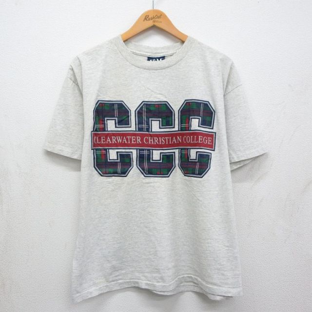 90s 半袖Tシャツ CCC グレー メンズXL相当 | 古着