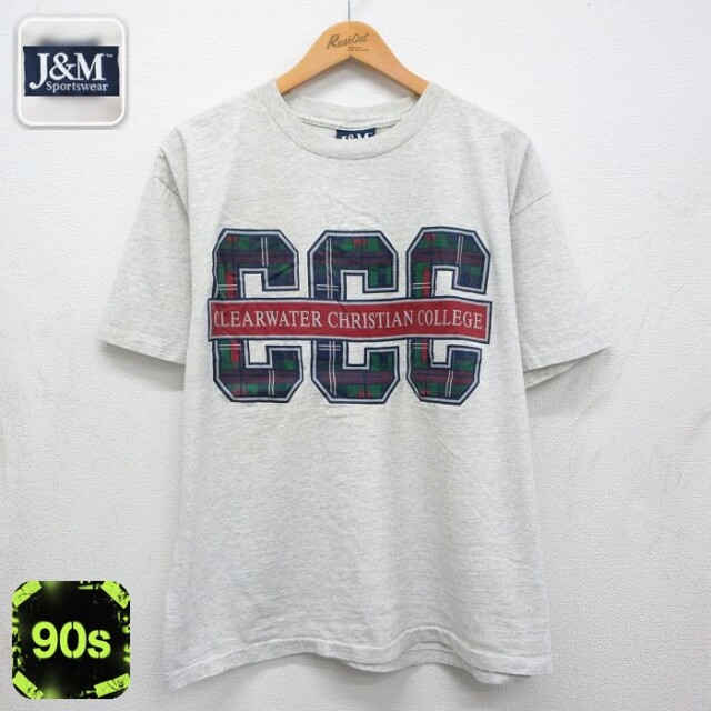 90s 半袖Tシャツ CCC グレー メンズXL相当 | 古着