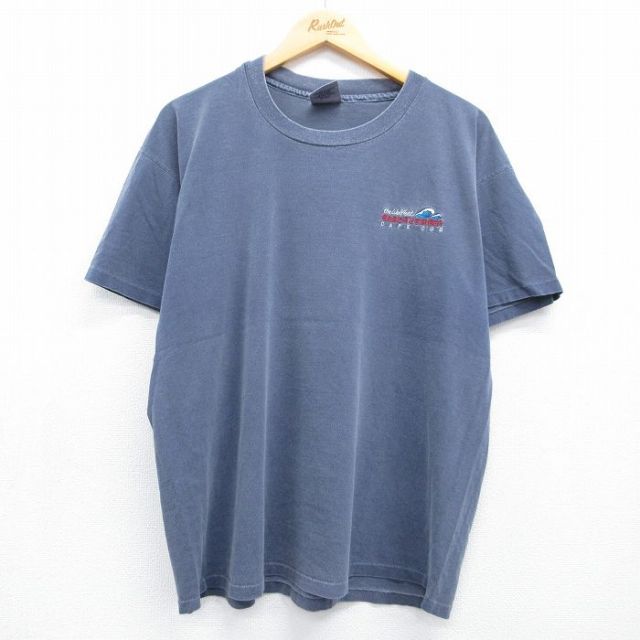 90s 半袖Tシャツ BEACHCOMBER ネイビー XL | 古着