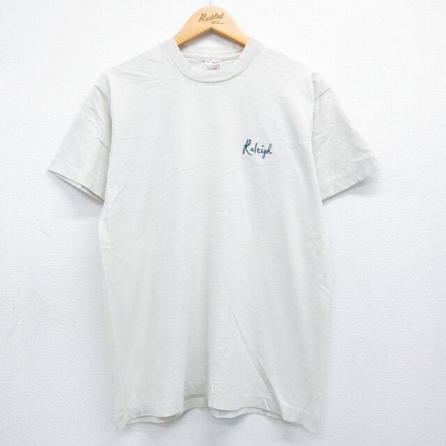 フルーツオブザルーム 90s 半袖Tシャツ Raleigh ホワイト メンズL相当 | 古着