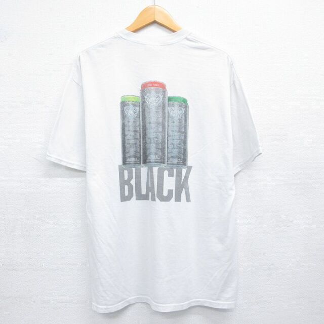 【20%OFF】00s 半袖Tシャツ スミノフアイス ブラック メンズXL相当 | 古着