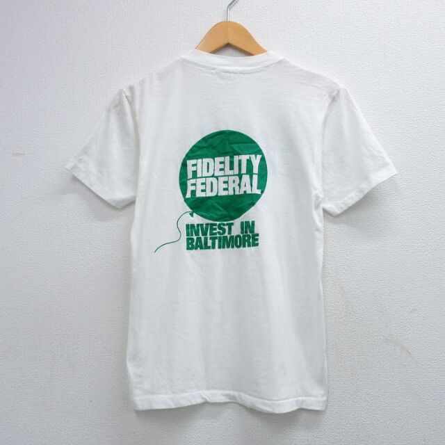 ヘインズ 80s 半袖Tシャツ Baltimore City Fair ホワイト メンズS相当 | 古着