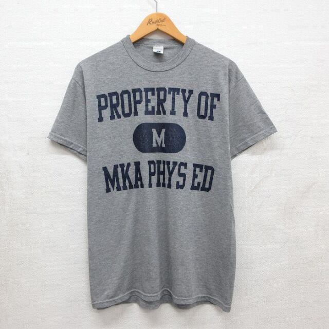 ラッセル 00s 半袖Tシャツ MKAカレッジ グレー L | 古着