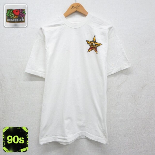 フルーツオブザルーム 90s 半袖Tシャツ WEST TEXAS HEAT ホワイト メンズXL相当 | 古着