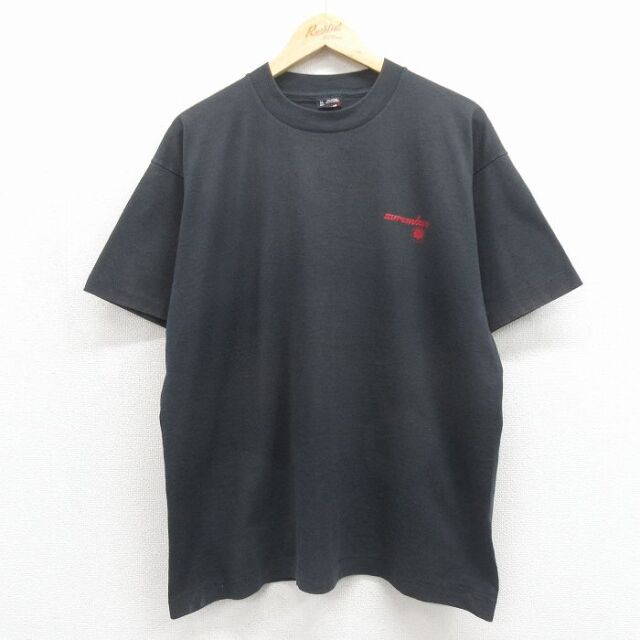 フルーツオブザルーム 90s 半袖Tシャツ スーパーバリュー ブラック メンズXL相当 | 古着