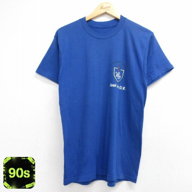 90s 半袖Tシャツ オールドウィーン ブルー メンズM相当 | 古着