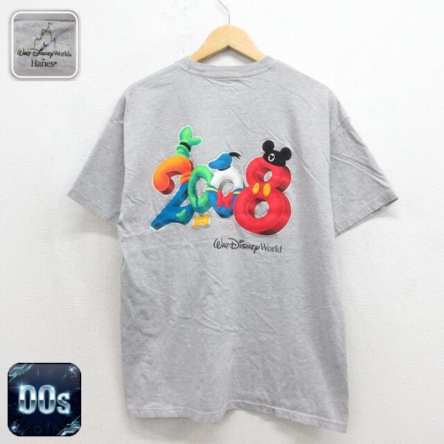 ヘインズ 00s 半袖Tシャツ ディズニー グレー メンズL相当 | 古着