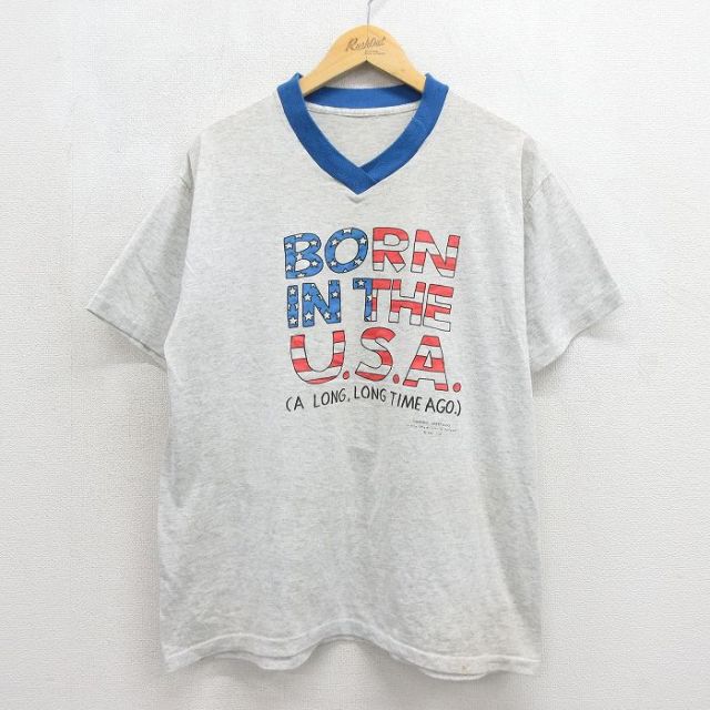 90s 半袖Tシャツ BORN グレー メンズXL相当 | 古着