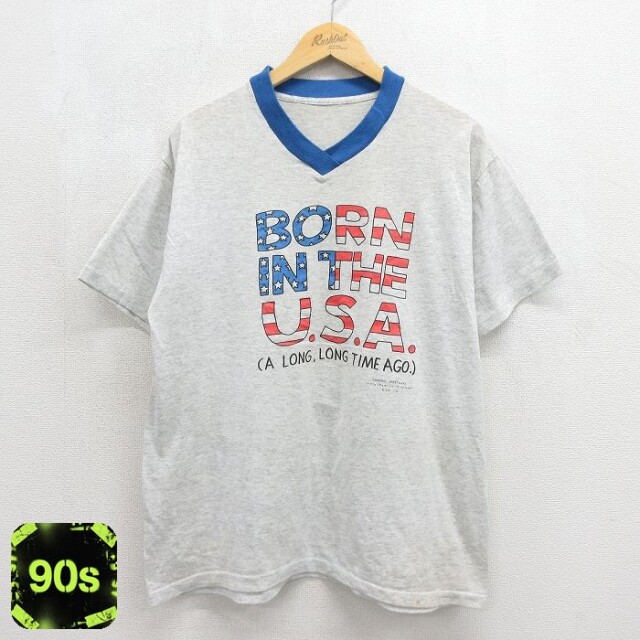 90s 半袖Tシャツ BORN グレー メンズXL相当 | 古着